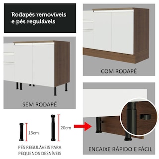 Foto 8 | Cocina Integral Completa Modular Madesa Glamy 220cm Bm
