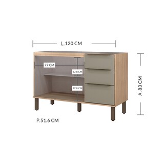 Foto 7 | Cocina Modular Bossa Verace Havana/taupe