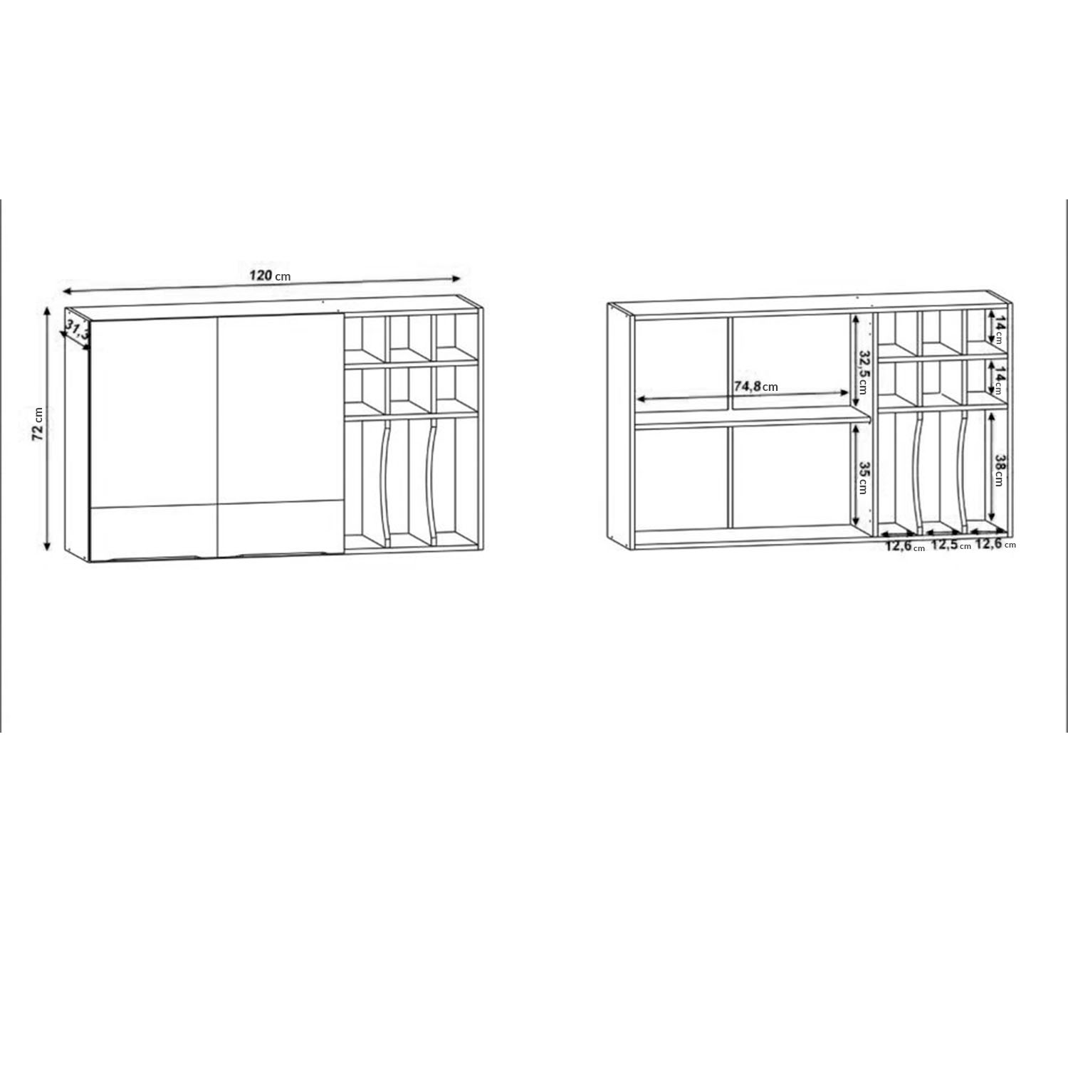 Foto 8 | Cocina Modular Bossa Toscana Ripado/nogal