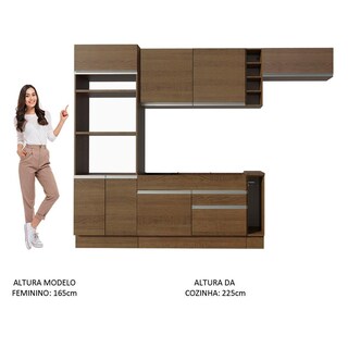 Foto 5 | Cocina Integral Completa Modular Madesa Glamy 290cm Mm