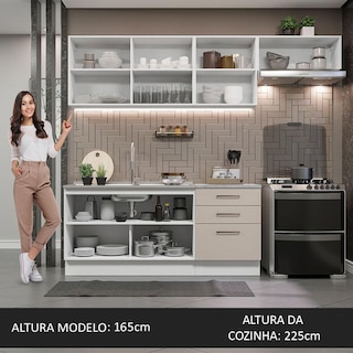 Foto 4 | Cocina Integral Completa Modular Madesa Agata 260cm Bc 02