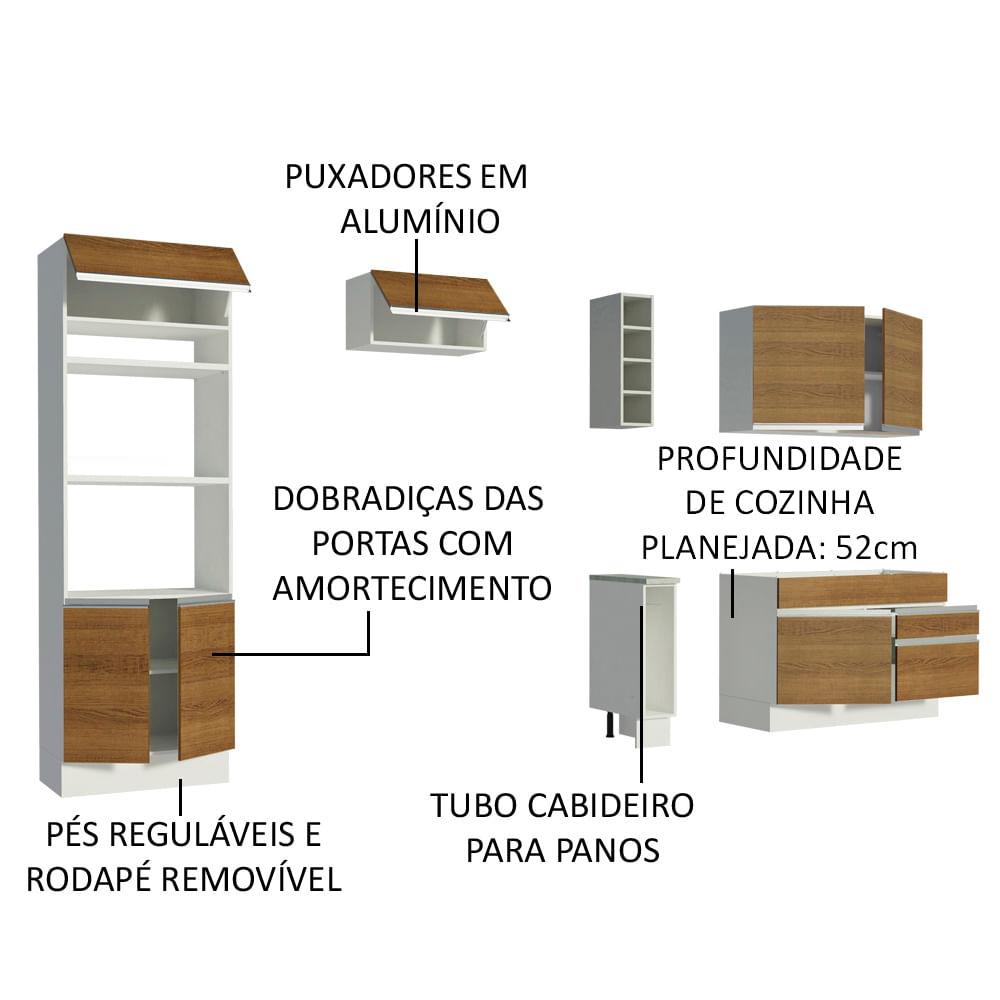 Foto 5 pulgar | Cocina Integral Completa Modular Madesa Glamy 270 cm