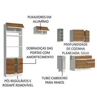 Foto 4 | Cocina Integral Completa Modular Madesa Glamy 270 cm