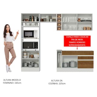 Foto 5 | Cocina Integral Completa Modular Madesa Glamy 270 cm
