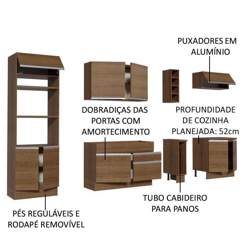 Foto 5 pulgar | Cocina Integral Completa Modular Madesa Vicenza 290cm Mm 02