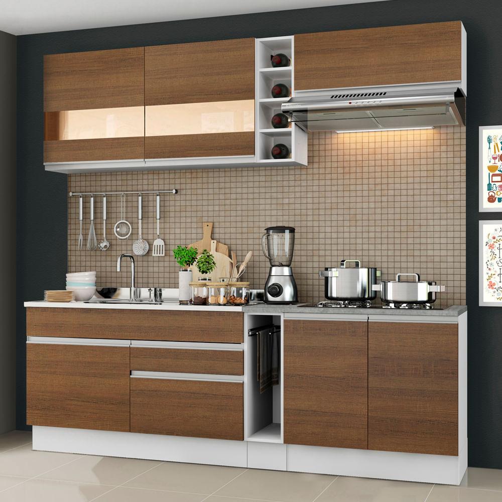 Foto 3 pulgar | Cocina Integral Completa Modular Madesa Glamy 220 cm