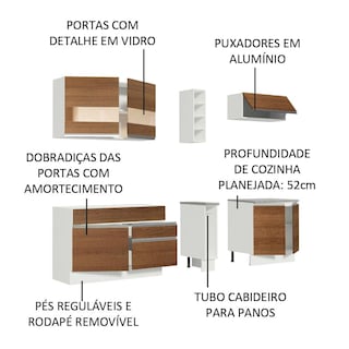 Foto 4 | Cocina Integral Completa Modular Madesa Glamy 220 cm
