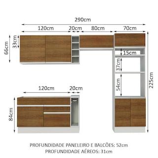 Foto 3 | Cocina Integral Completa Modular Madesa Glamy 290 cm BM