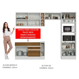 Foto 5 | Cocina Integral Completa Modular Madesa Glamy 290 cm Mb 02