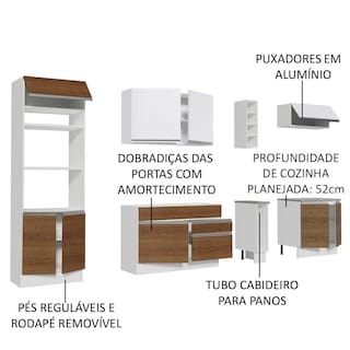 Foto 4 | Cocina Integral Completa Modular Madesa Vicenza 290cm Brb 12