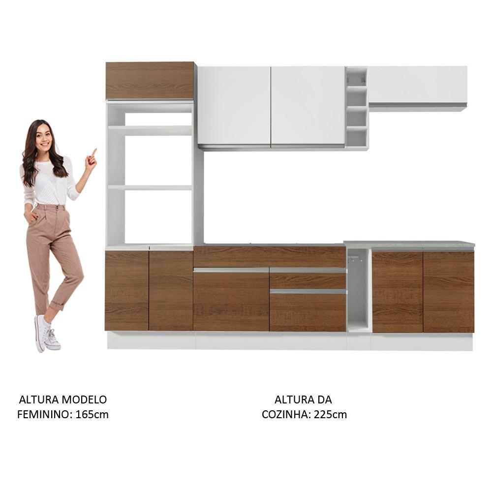 Foto 7 pulgar | Cocina Integral Completa Modular Madesa Vicenza 290cm Brb 12