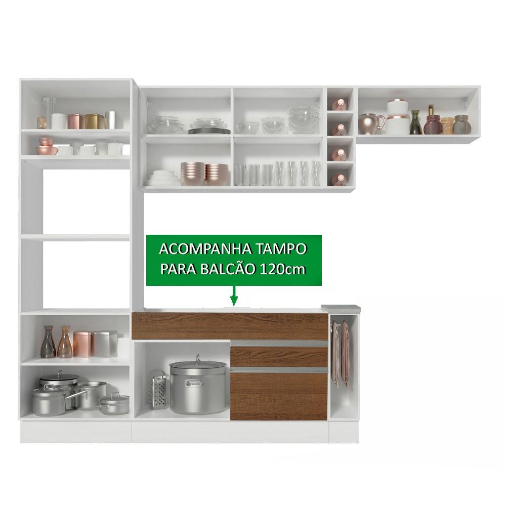 Foto 5 pulgar | Cocina Integral Completa Modular Madesa Glamy 290 cm Mb 03