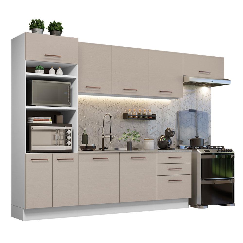 Foto 2 pulgar | Cocina Integral Completa Modular Madesa Agata 330cm Bc 01