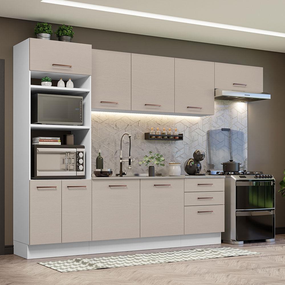 Foto 3 pulgar | Cocina Integral Completa Modular Madesa Agata 330cm Bc 01