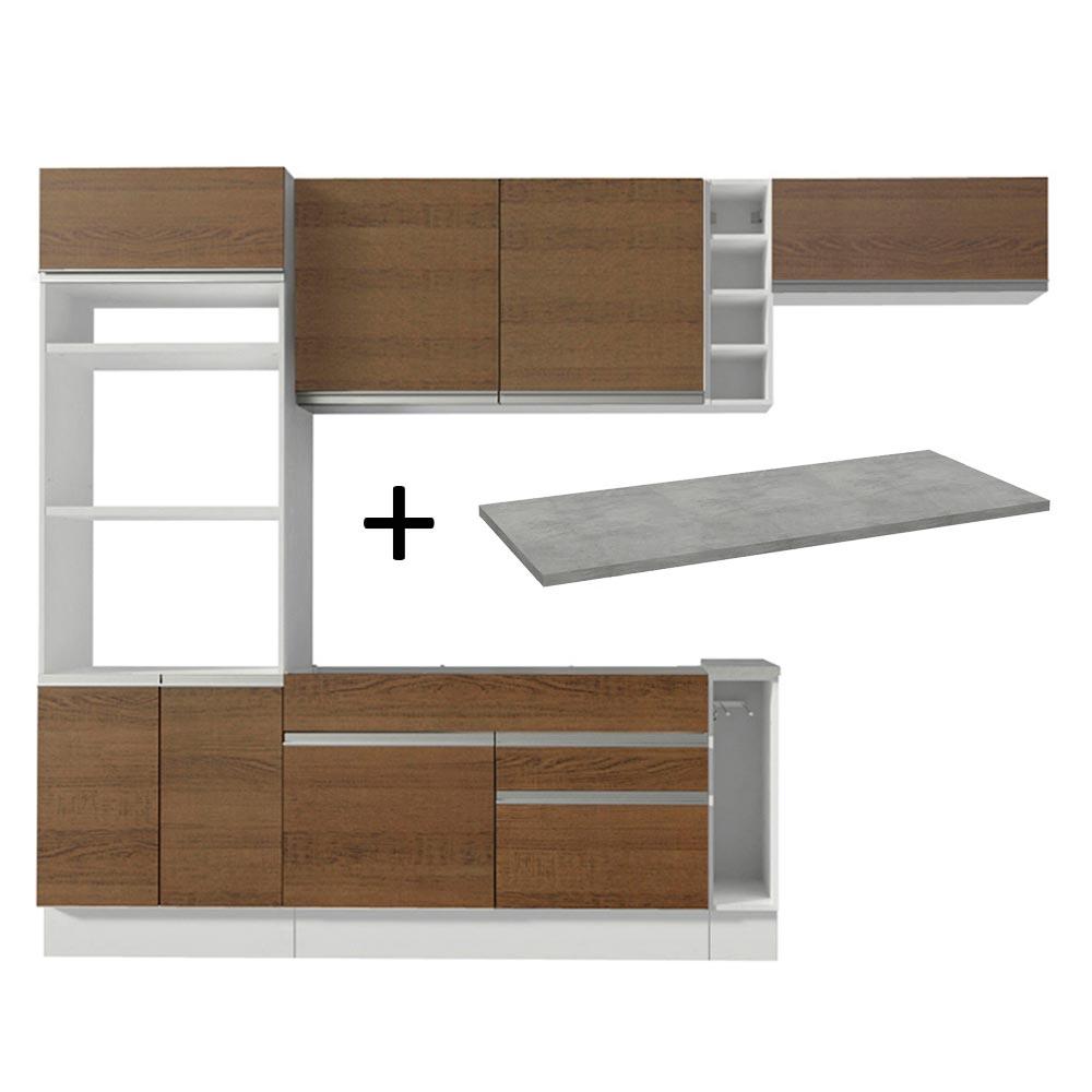 Foto 3 pulgar | Cocina Integral Completa Modular Madesa Glamy 290cm Bm