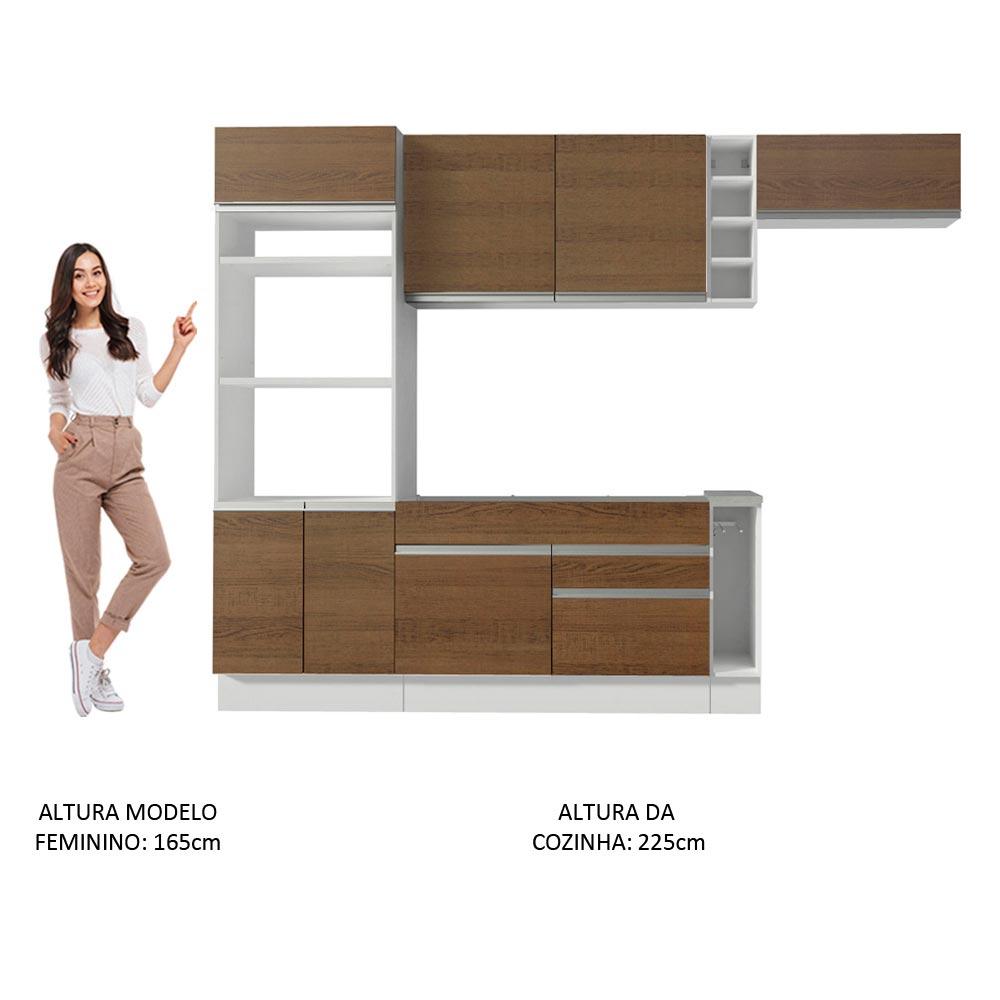 Foto 6 pulgar | Cocina Integral Completa Modular Madesa Glamy 290cm Bm