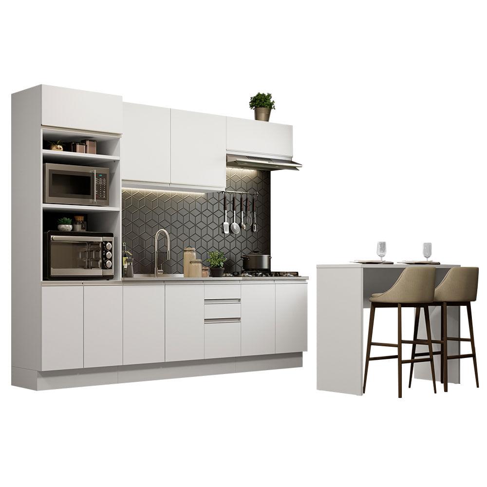 Foto 2 pulgar | Cocina Integral Completa Modular Madesa Glamy 315cm Bb 02