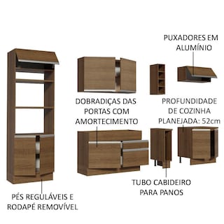 Foto 4 | Cocina Integral Completa Modular Madesa Vicenza 290 cm
