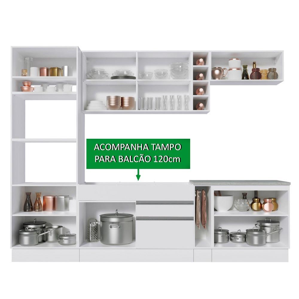 Foto 6 pulgar | Cocina Integral Completa Modular Madesa Vicenza 290cm Bb 12