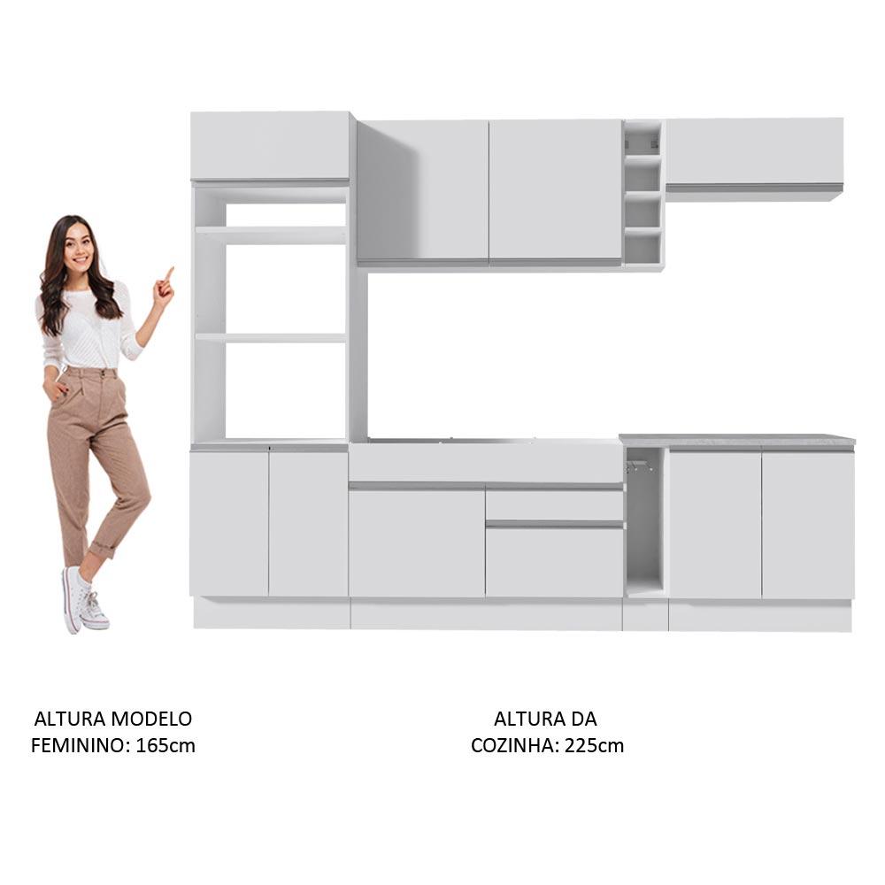 Foto 7 pulgar | Cocina Integral Completa Modular Madesa Vicenza 290cm Bb 12