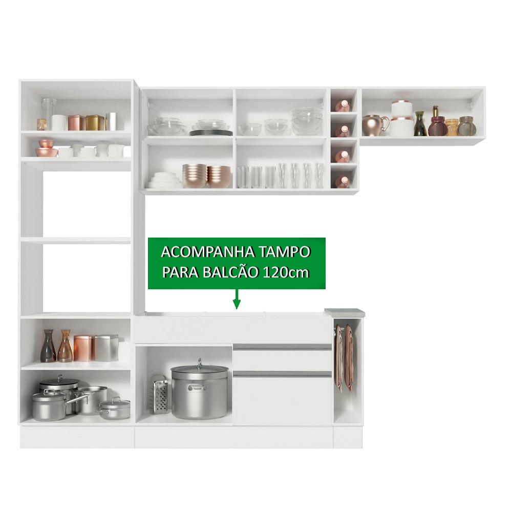 Foto 5 pulgar | Cocina Integral Madesa Safira 290 cm Blanca