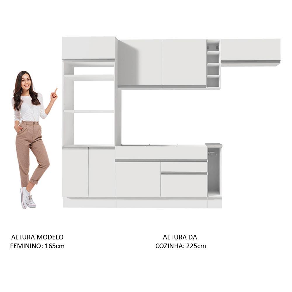 Foto 5 | Cocina Integral Madesa Safira 290 cm Blanca