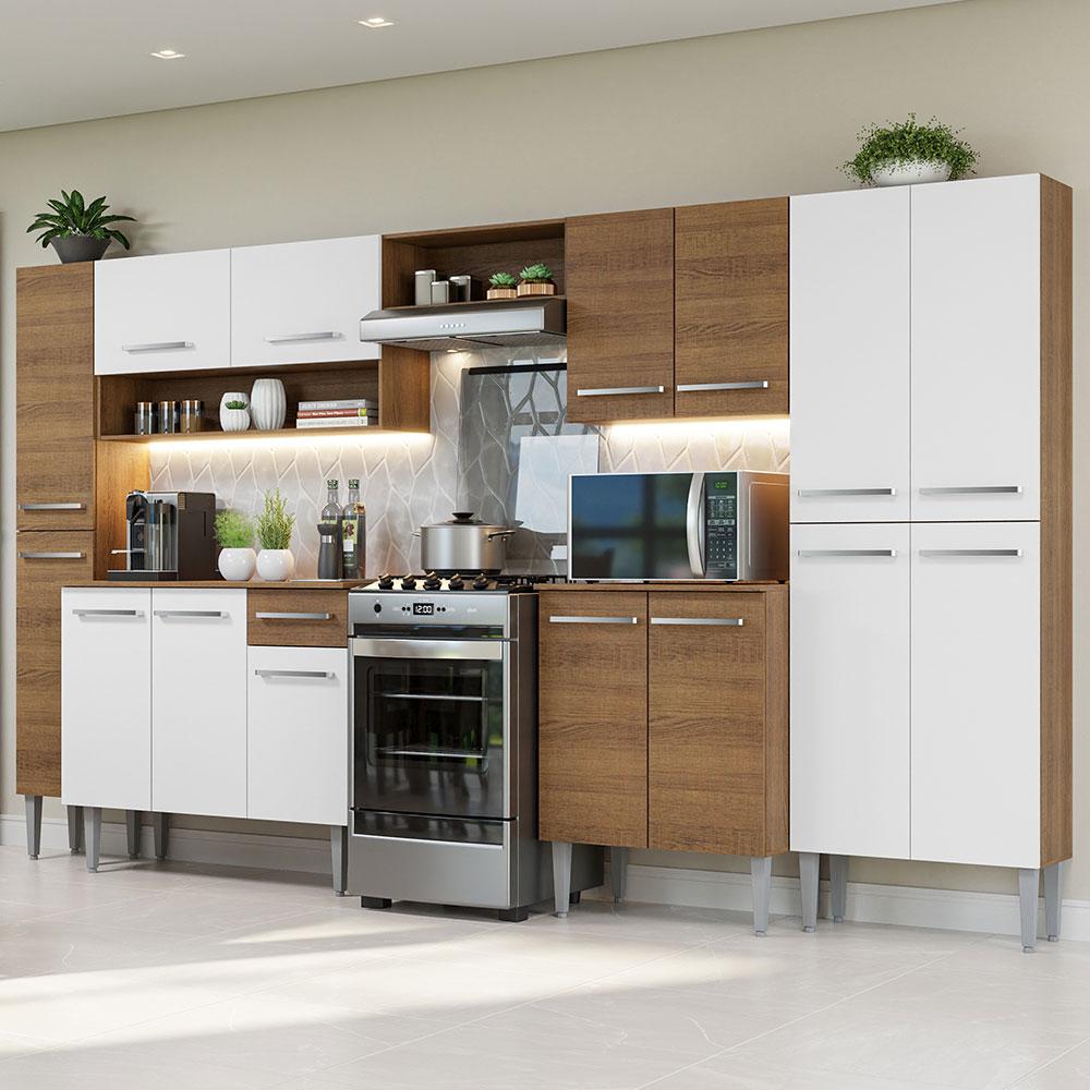 Foto 3 pulgar | Mueble De Cocina Integral 325cm Emilly Madesa