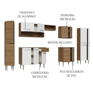 Foto 4 | Mueble De Cocina Integral 325cm Emilly Madesa