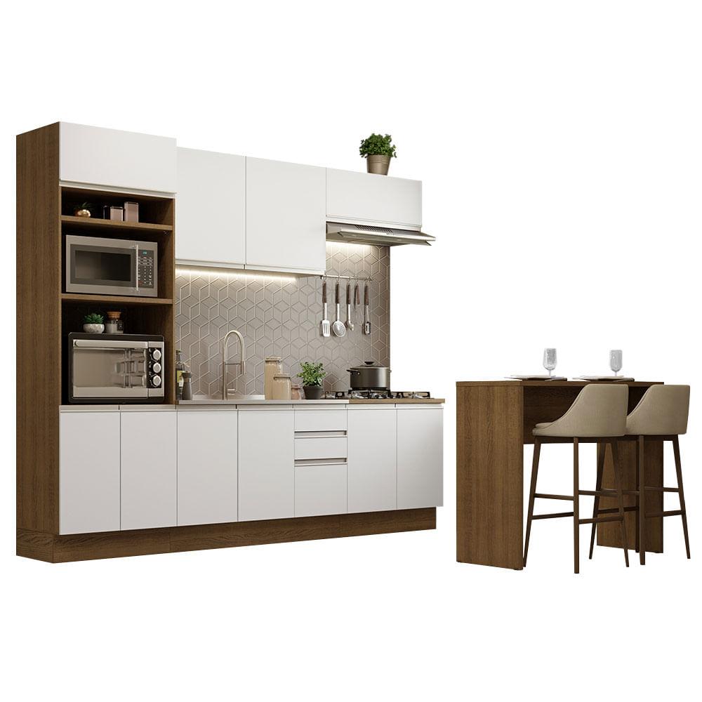 Foto 2 pulgar | Cocina Integral Completa Modular Madesa Glamy 315cm Mb 02