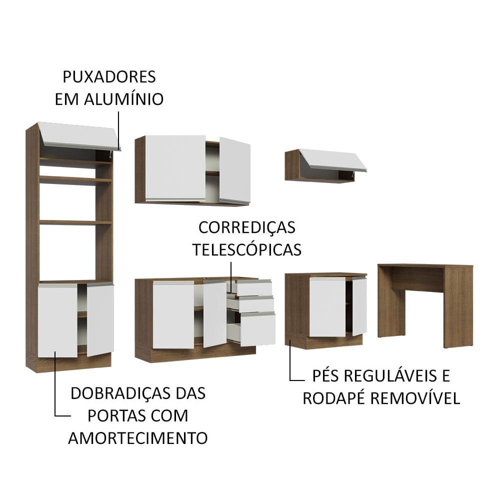 Foto 5 pulgar | Cocina Integral Completa Modular Madesa Glamy 315cm Mb 02