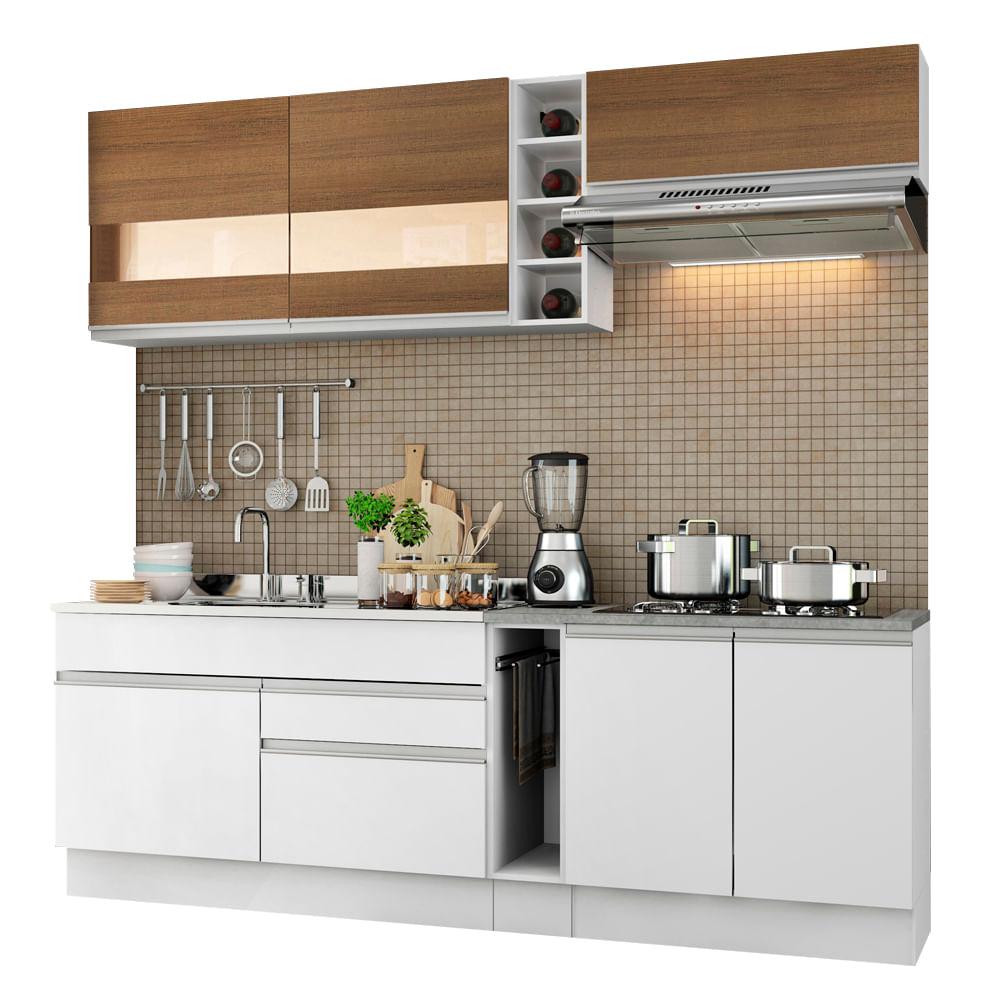 Foto 2 pulgar | Cocina Integral Completa Modular Madesa Glamy 220cm Mb