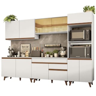 Foto 2 | Madesa Gabinete De Cocina Integral 310 Cm Reims Blanco 01