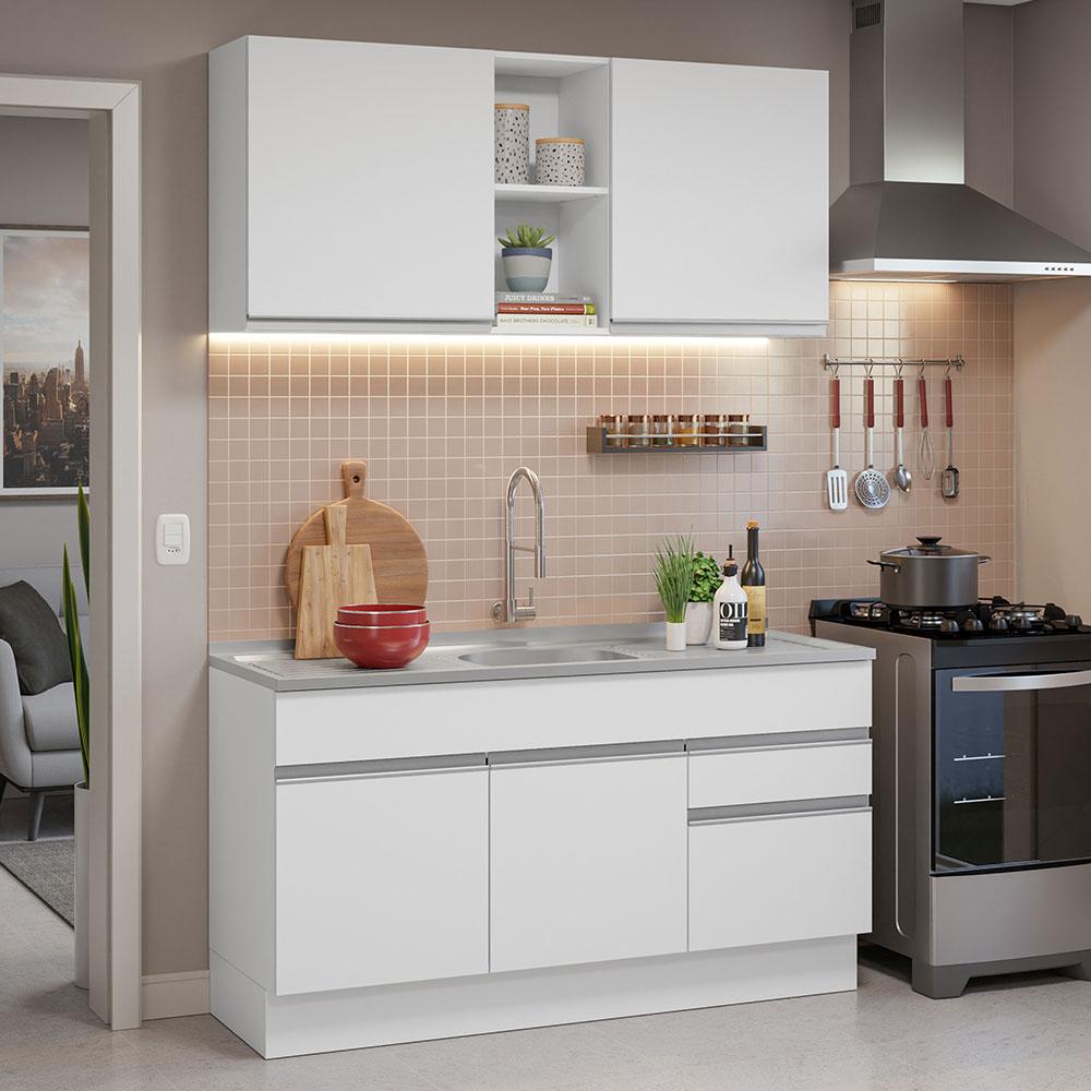 Foto 2 | Cocina Integral Modular Madesa Glamy Con Tarja 150cm