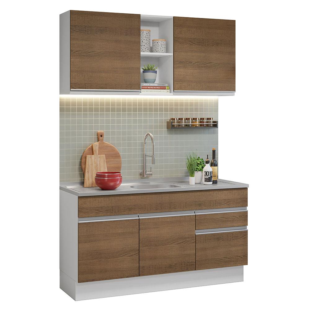 Foto 2 pulgar | Cocina Integral Modular Madesa Glamy Con Tarja 150cm