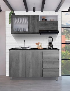 Foto 2 | Cocina Integral Premium Modelo Clavel Encimera Con Tarja