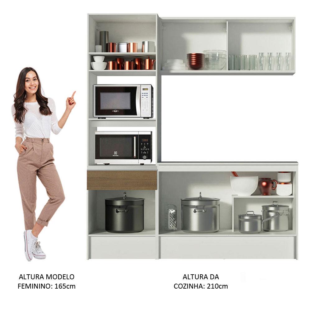 Foto 7 pulgar | Cocina Integral Completa Modular Madesa Topazio 180cm Mm