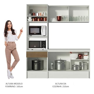 Foto 6 | Cocina Integral Completa Modular Madesa Topazio 180cm Mm