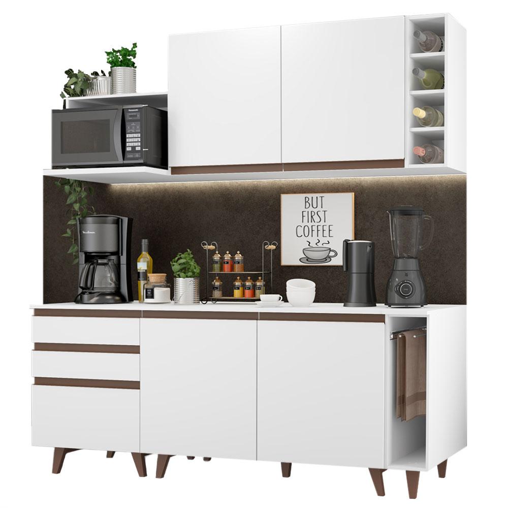 Foto 2 pulgar | Cocina Integral Completa Modular Madesa Reims 200cm Bb 01