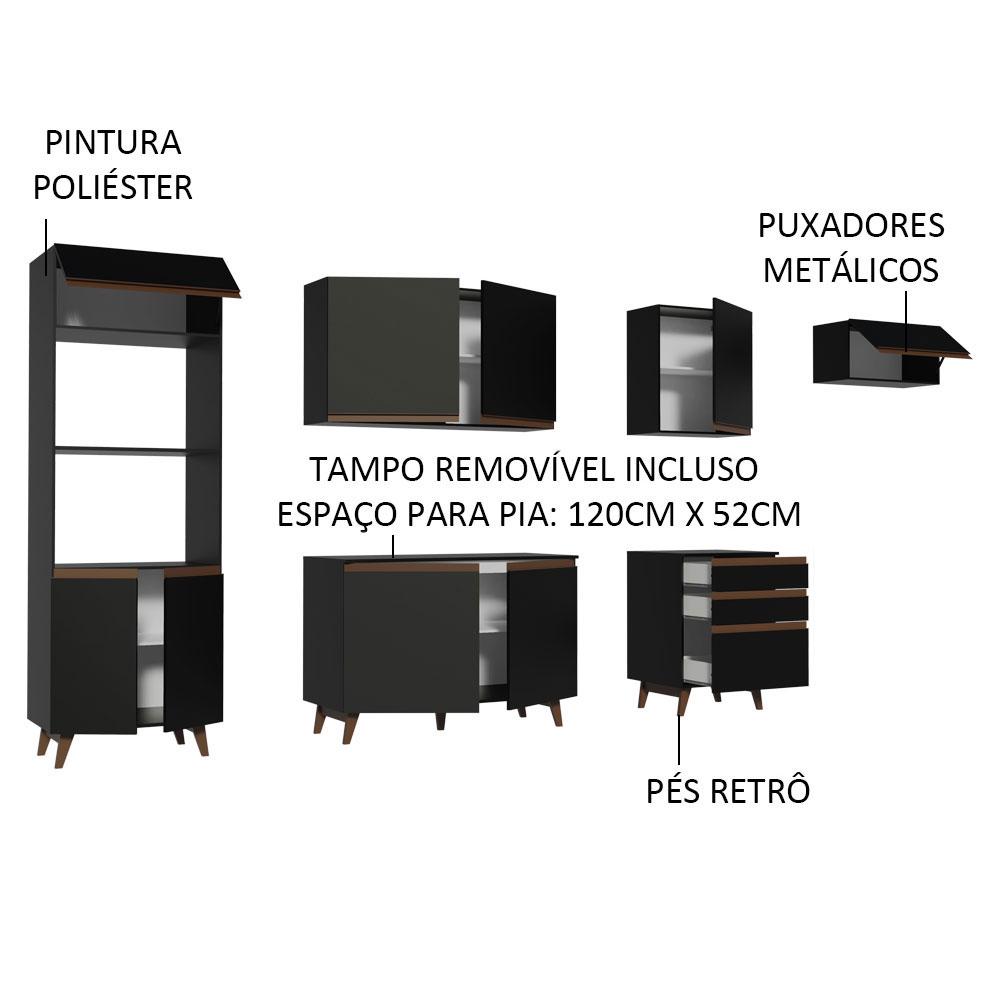 Foto 5 pulgar | Cocina Integral Completa Modular Madesa Reims 320cm Nn 02