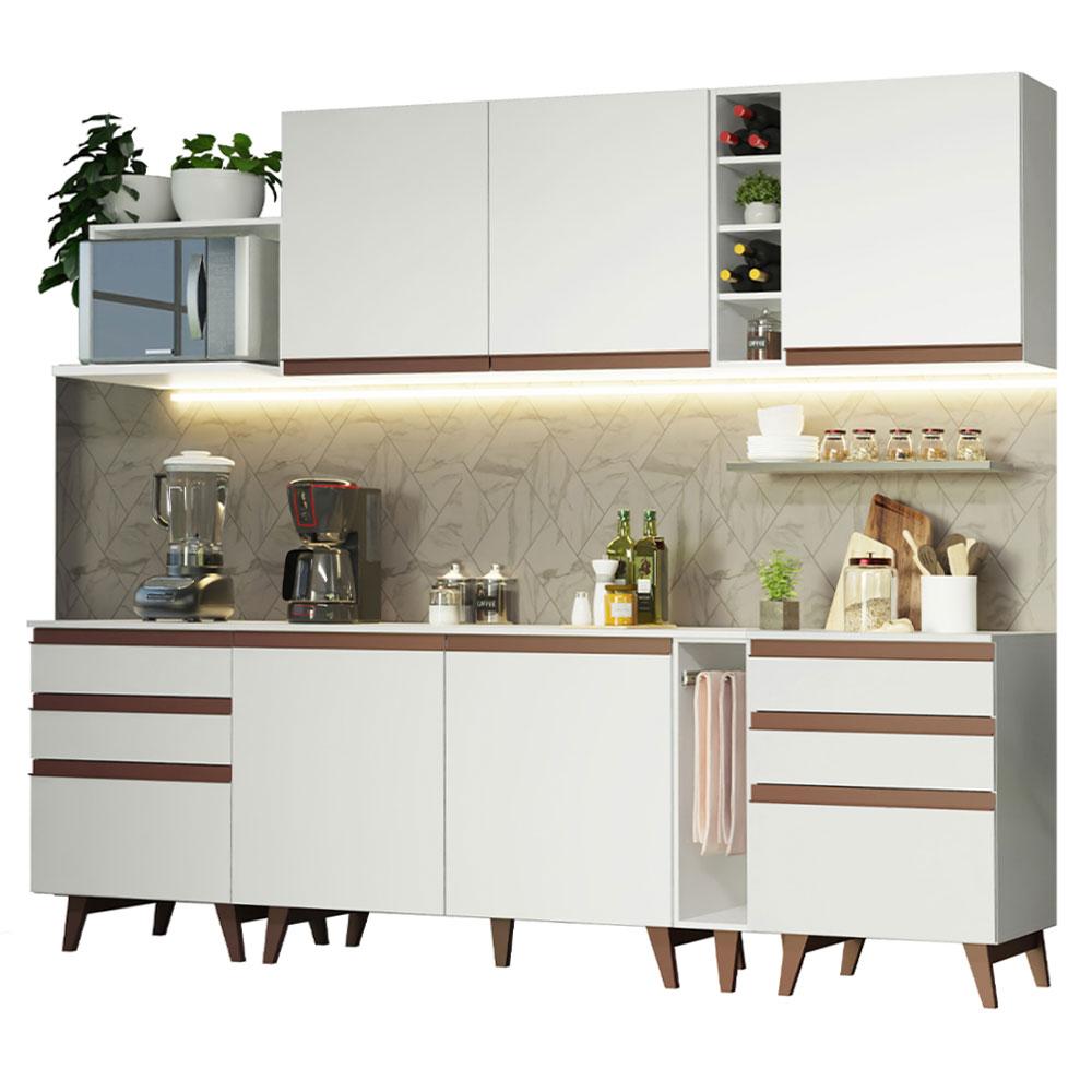 Foto 2 pulgar | Cocina Integral Completa Modular Madesa Reims 260cm Bb 06