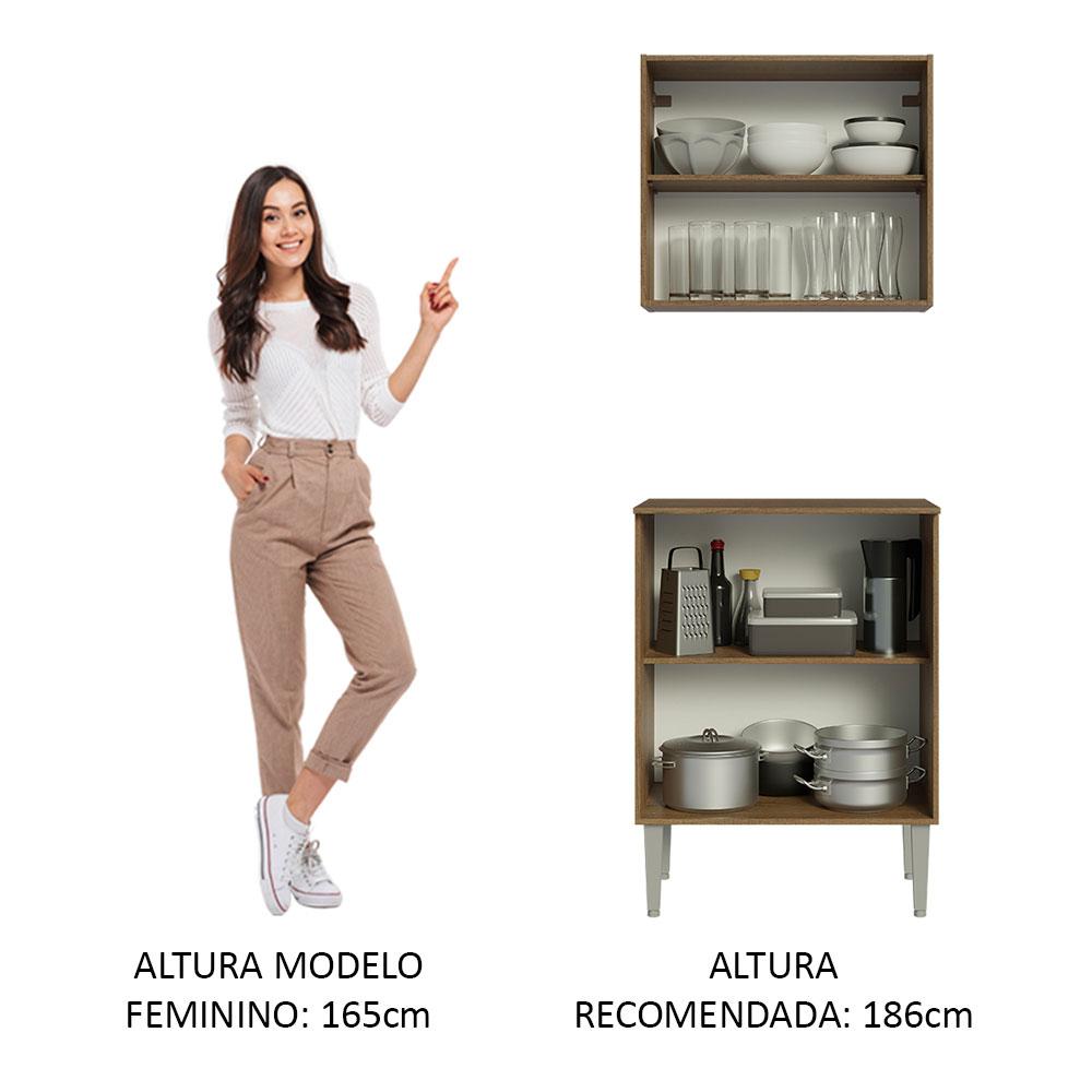 Foto 6 pulgar | Cocina Integral Completa Modular Madesa Emilly 64cm Mg