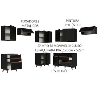 Foto 4 | Cocina Integral Completa Modular Madesa Reims 462cm Nn 03