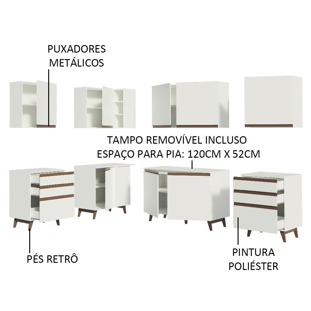 Foto 5 pulgar | Cocina Integral Completa Modular Madesa Reims 382cm Bb 02