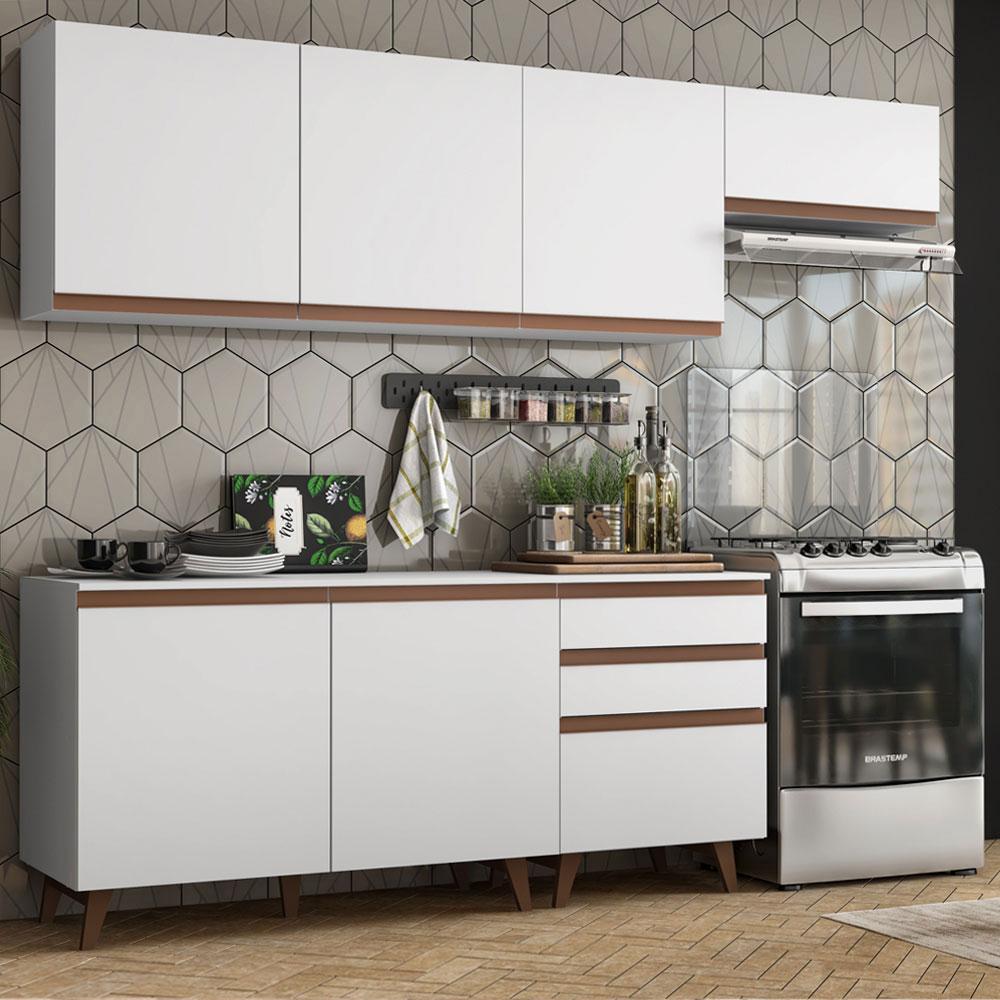 Foto 3 pulgar | Cocina Integral Completa Modular Madesa Reims 250cm Bb