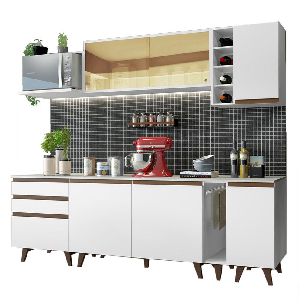 Foto 2 pulgar | Cocina Integral Completa Modular Madesa Reims 235cm Bb 01