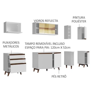 Foto 4 | Cocina Integral Completa Modular Madesa Reims 235cm Bb 01