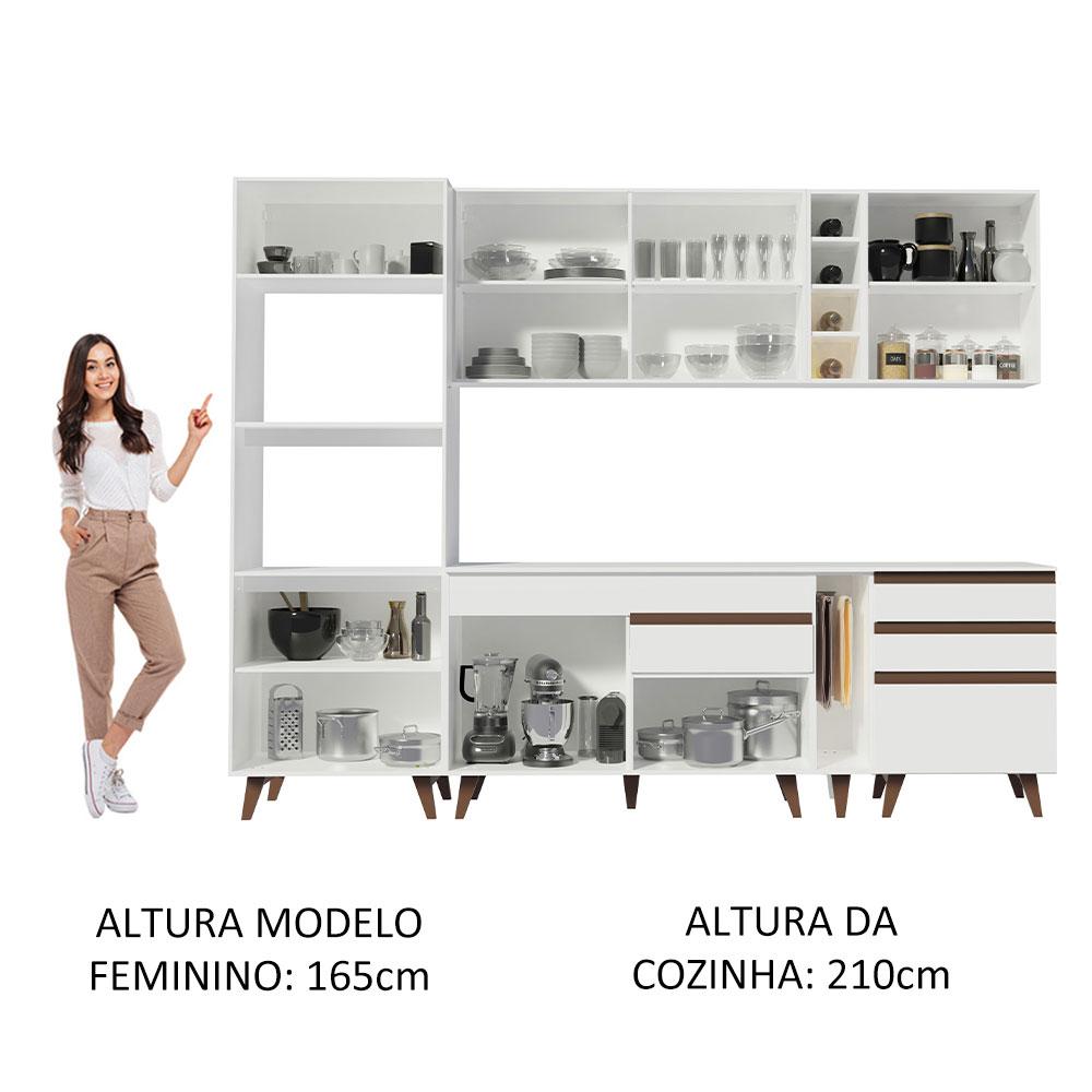 Foto 6 pulgar | Cocina Integral Completa Modular Madesa Reims 270cm Bb 02