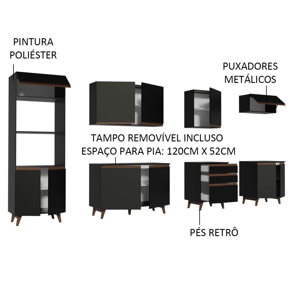 Foto 4 | Cocina Integral Completa Modular Madesa Reims 320cm Nn 04