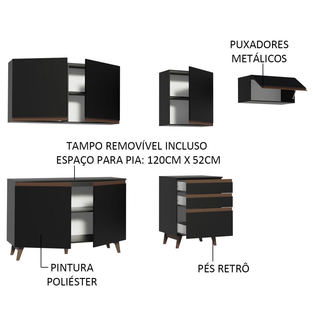 Foto 5 pulgar | Cocina Integral Completa Modular Madesa Reims 250cm Nn 02