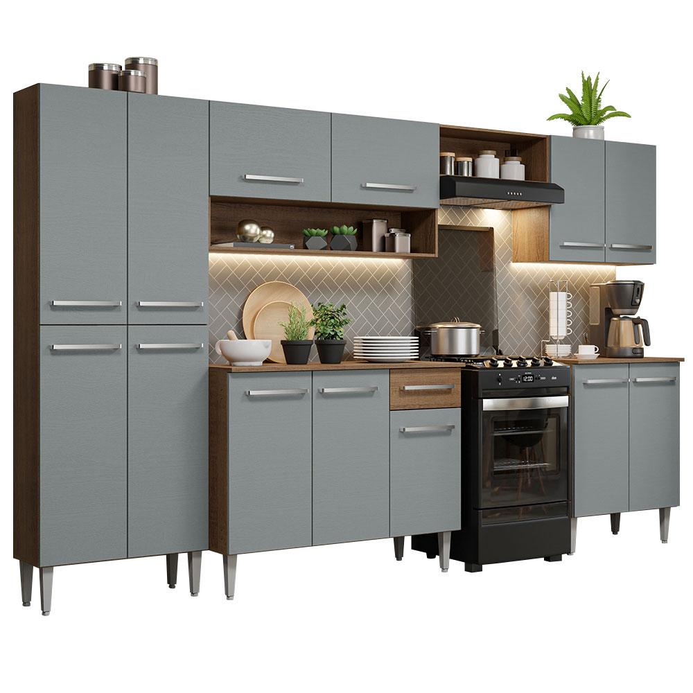 Cocina Integral Completa Modular Madesa Emilly 293cm Mg 02